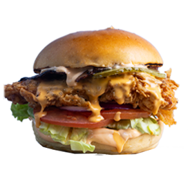 Thuggs Fried Chicken Burger